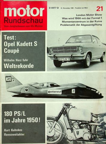 Motor Rundschau 21/1965